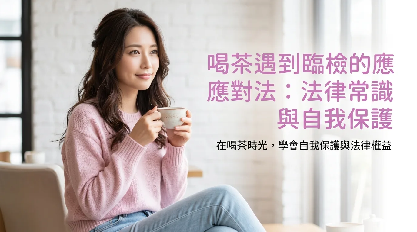 喝茶遇到臨檢的應對法：法律常識與自我保護